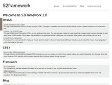 Tablet Screenshot of demo.52framework.com